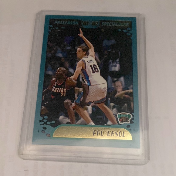 2001-02 Topps Preseason Spectacular Redemption Card #257 Pau Gasol NM